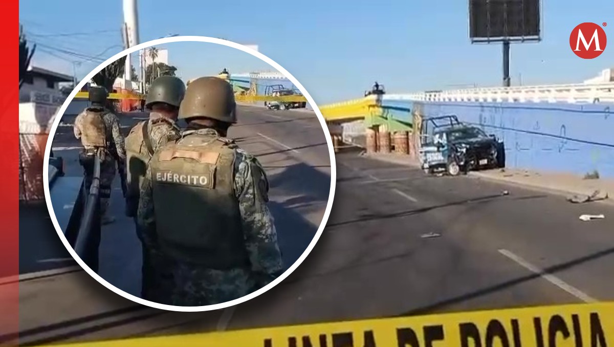 Autoridades aseguraron el área, cerca del aeropuerto de Culiacán, donde fueron atacados los policías estatales. | Especial