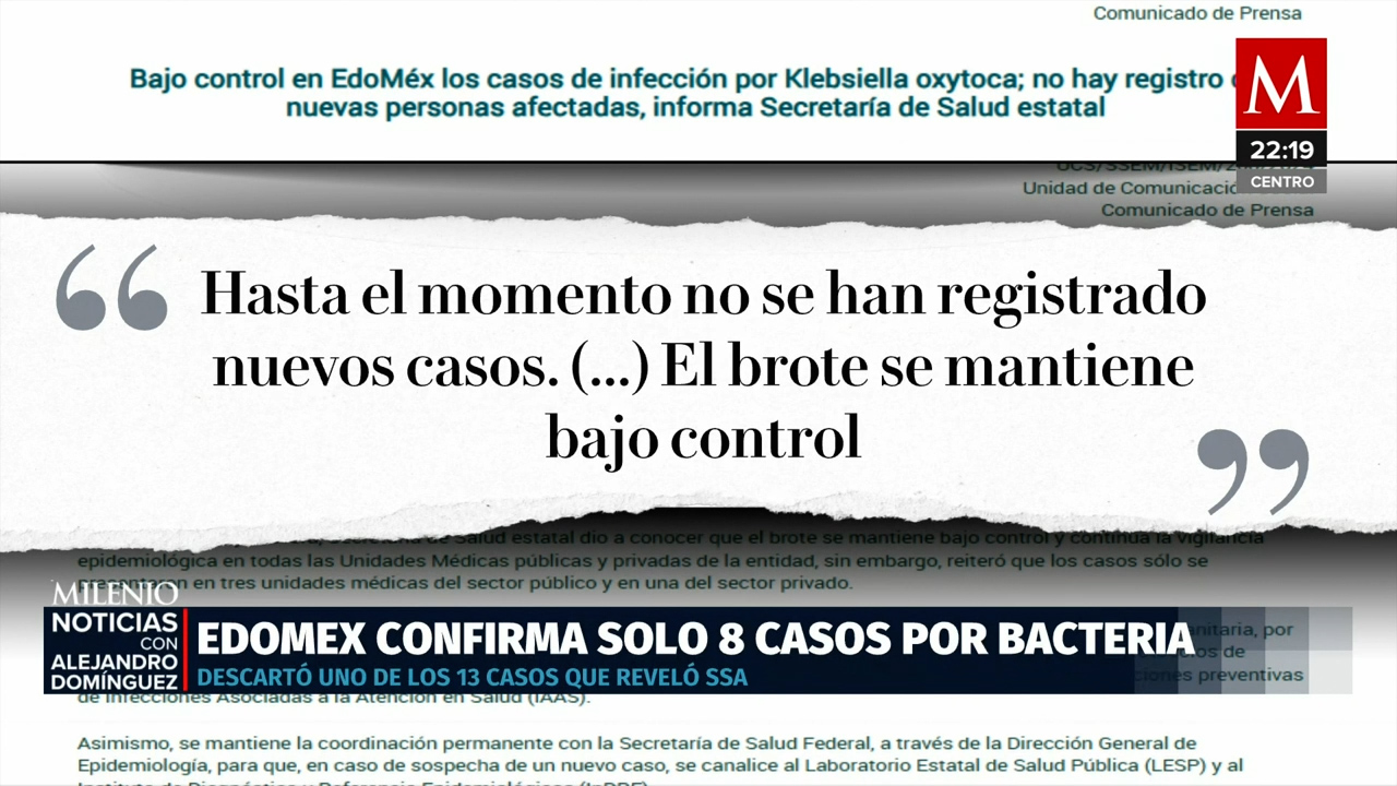 Autoridades discrepan sobre muertes de menores por bacteria en el Estado de México