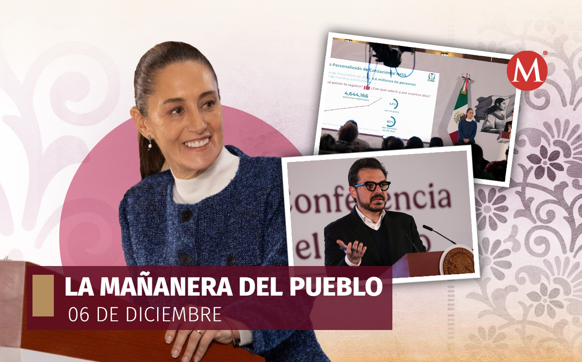 La Mañanera del Pueblo de Claudia Sheinbaum HOY 6 de diciembre | Especial