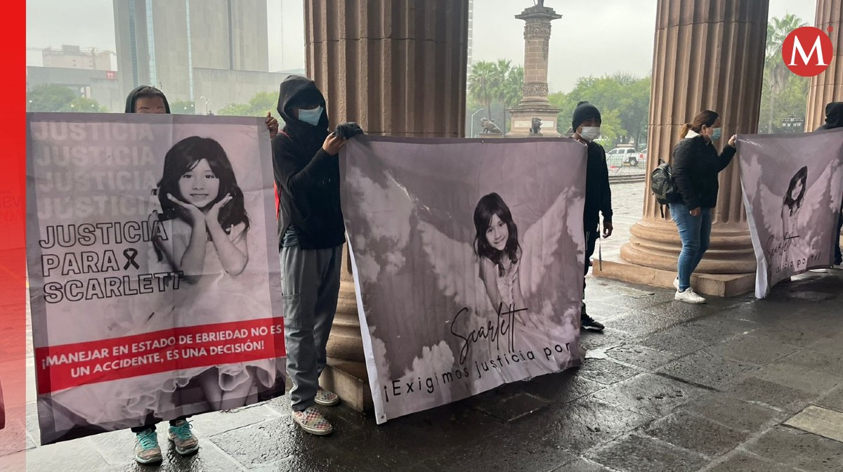Protestan por menor fallecida en Nuevo León. Foto: Especial