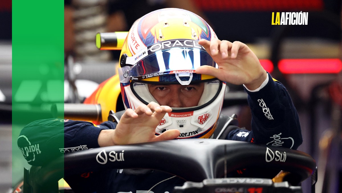 'Checo' Pérez 'regaña' a Hugh Bird durante la Q1 de la clasificación del GP de Abu Dhabi (Reuters)
