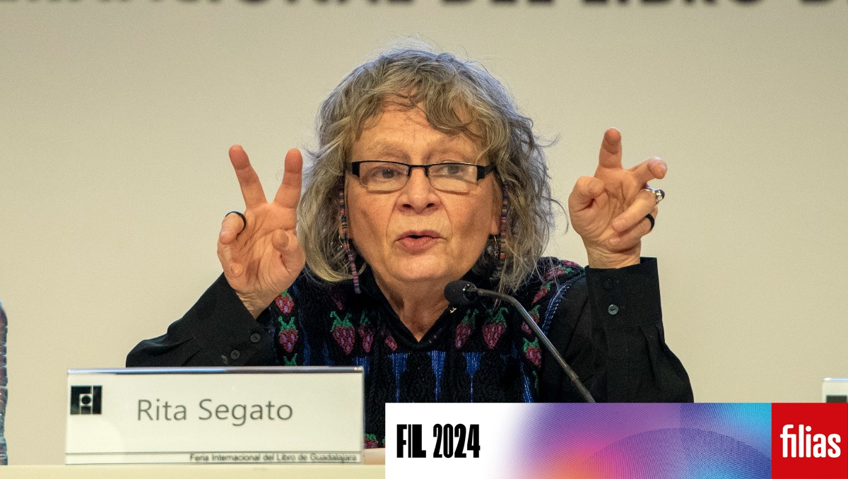 La antropóloga y activista feminista durante su conferencia en la FIL Guadalajara | Sandra Bautista