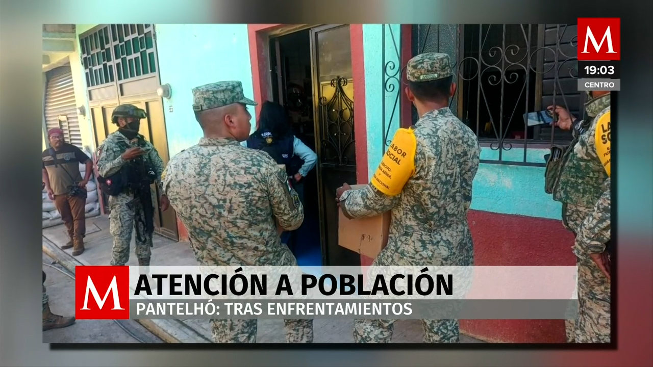 Autoridades brindan apoyo en Pantelhó tras enfrentamientos armados