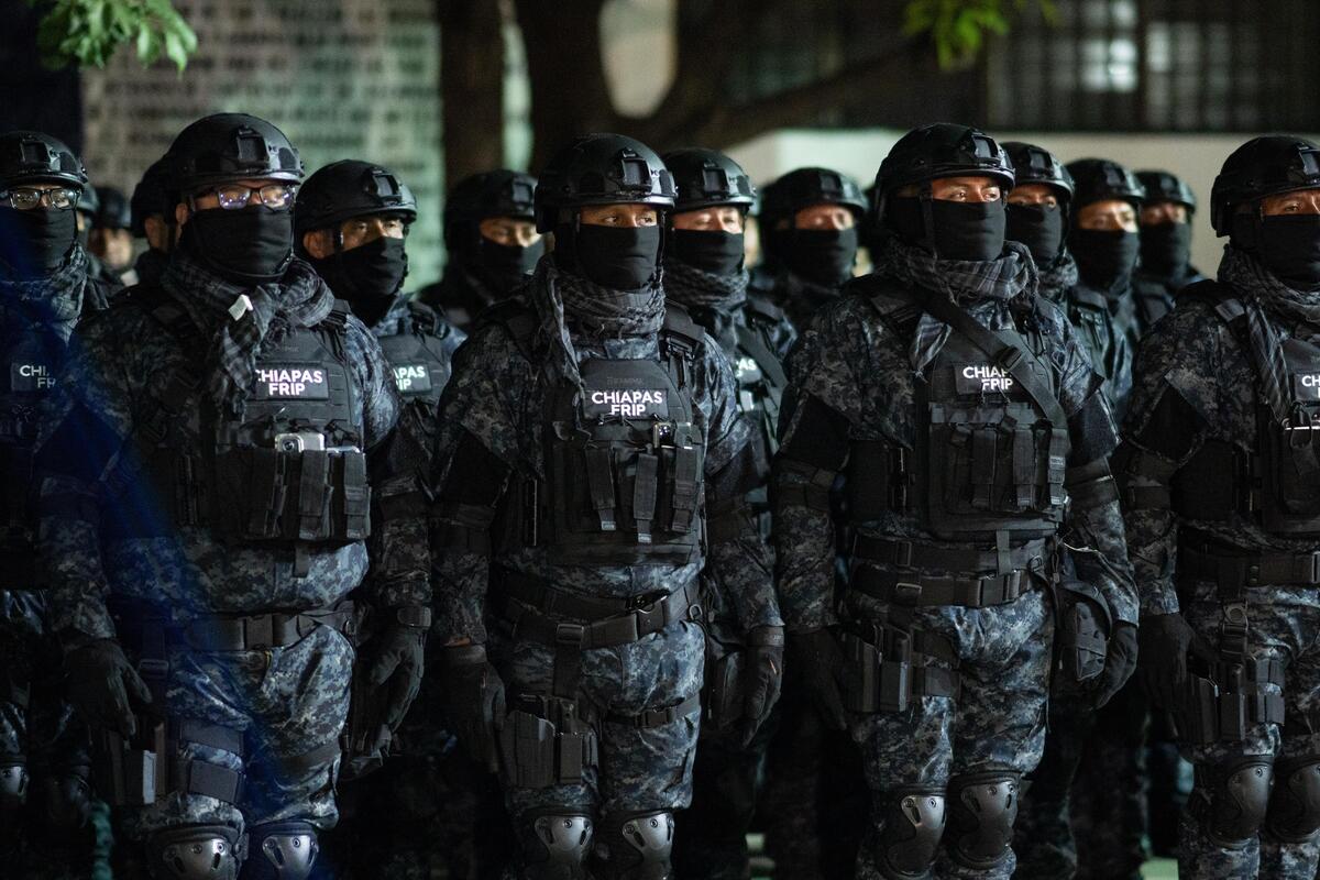 Buscan reforzar la seguridad en Chiapas.