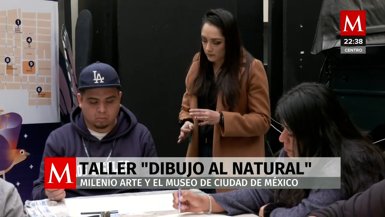Notivox Arte y el Museo de la Ciudad de México ofrecen taller de dibujo al natural