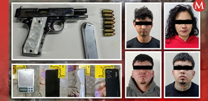 En el lugar fueron aseguradas varias armas, drogas, cargadores y cartuchos hábiles. Foto: