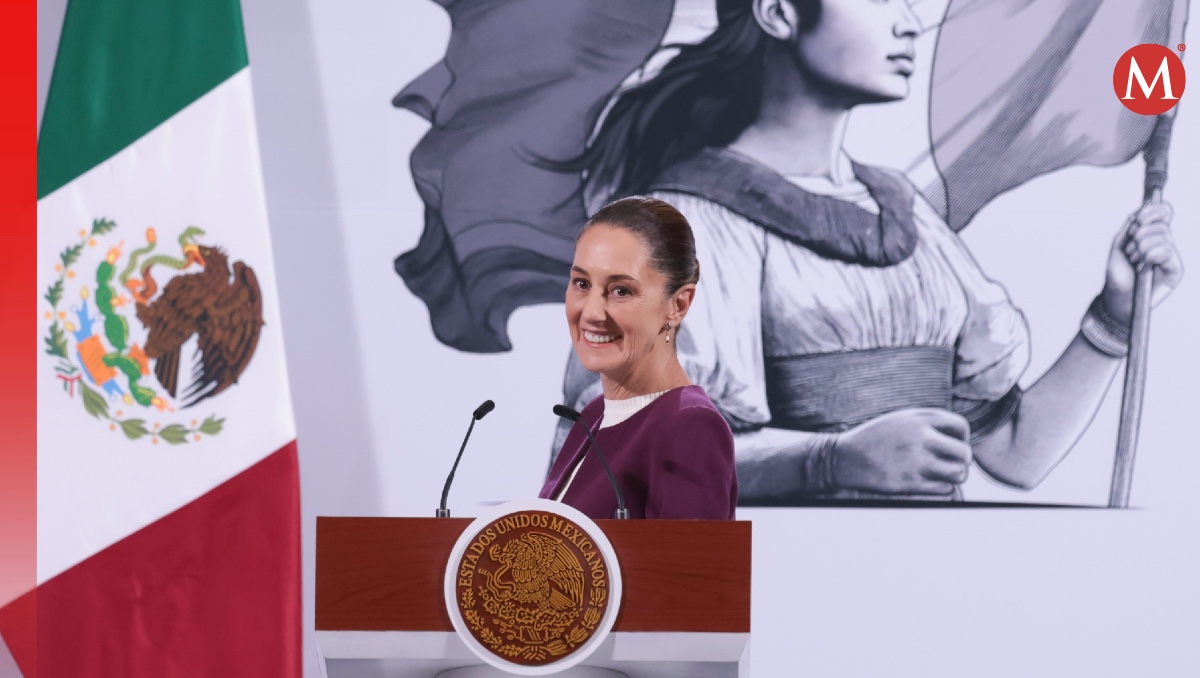 Conferencia de prensa mañanera desde el Salón de Tesorería en Palacio Nacional. | Cortesía