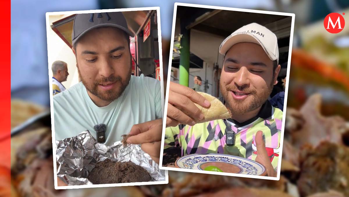 El influencer Angel Soy Yo, comparó la preparación de la carne y tamaño de los tacos en ambos estados.
