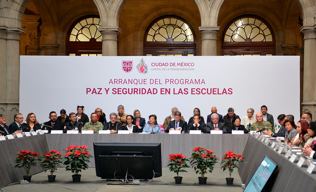 La jefa de Gobierno, destacó la importancia de que cada plantel tenga su propio plan de seguridad. | CDHCM