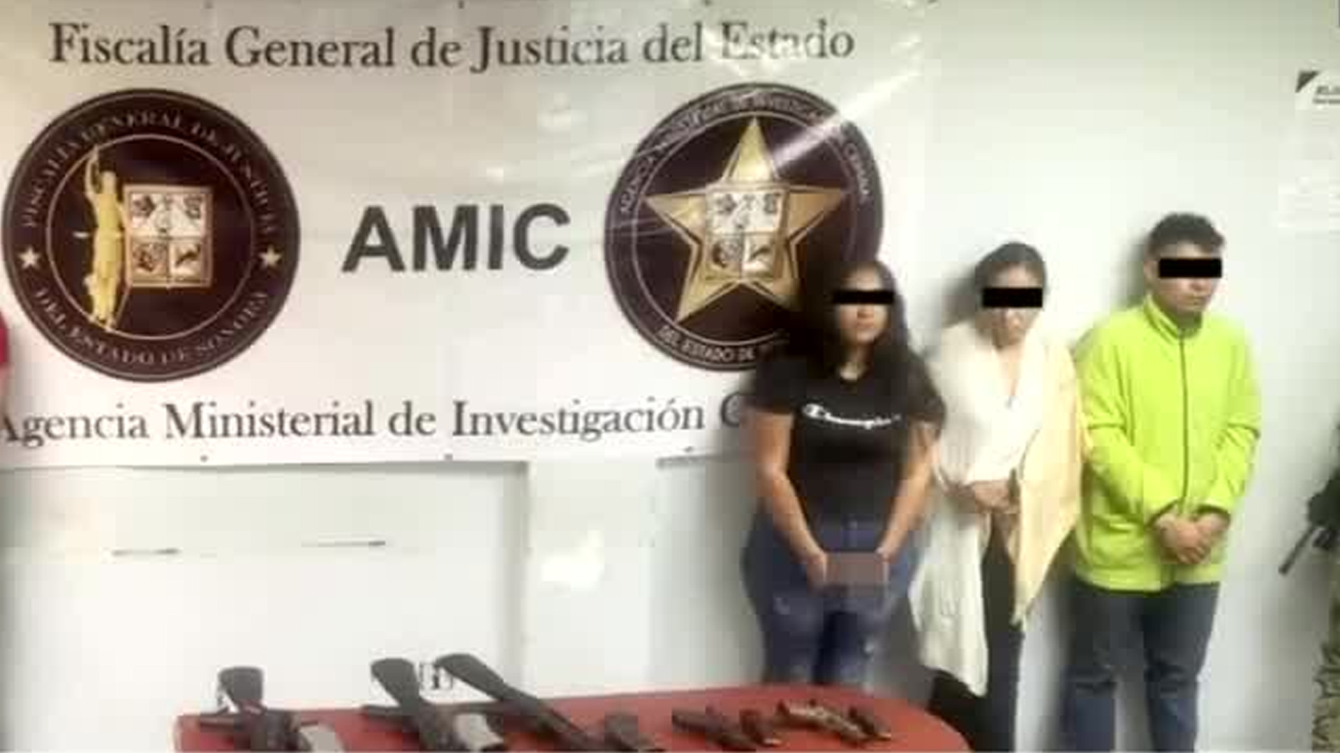 Tras persecución, capturan a 5 presuntos secuestradores y rescatan a 2 víctimas en Sonora