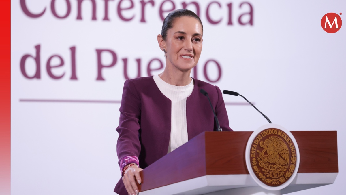 La presidenta Claudia Sheinbaum dio su conferencia mañanera en Palacio Nacional. | Cortesía
