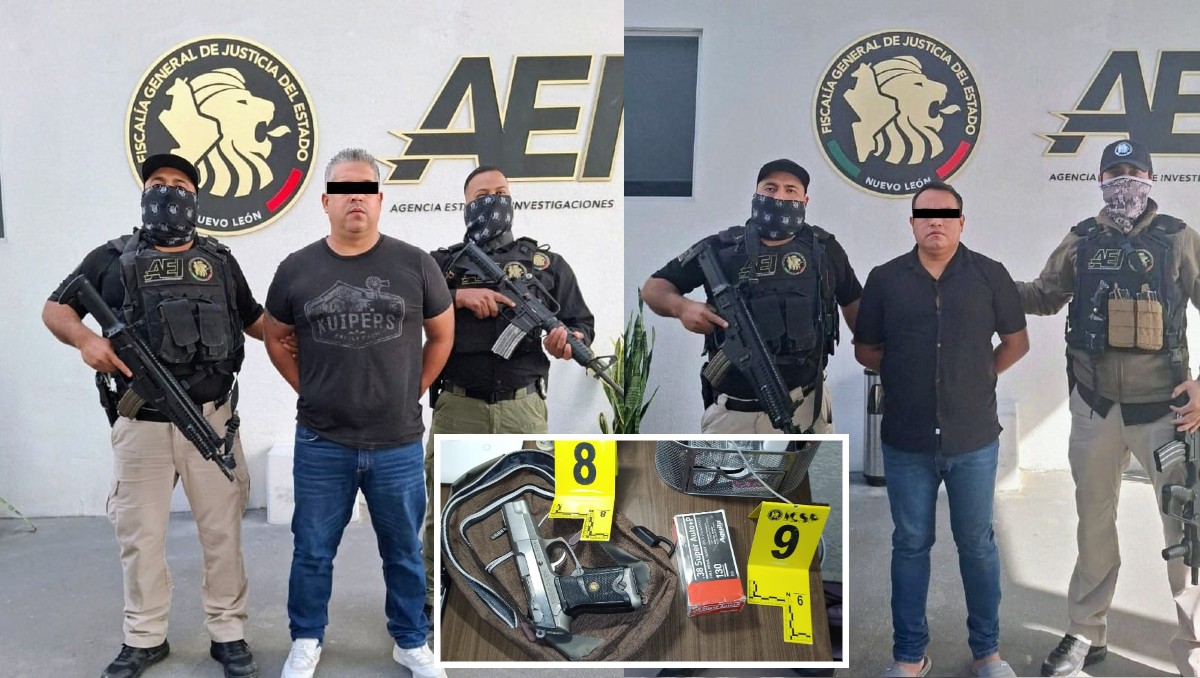 Son dos los detenidos por el robo en el camión de valores. Foto: Especial