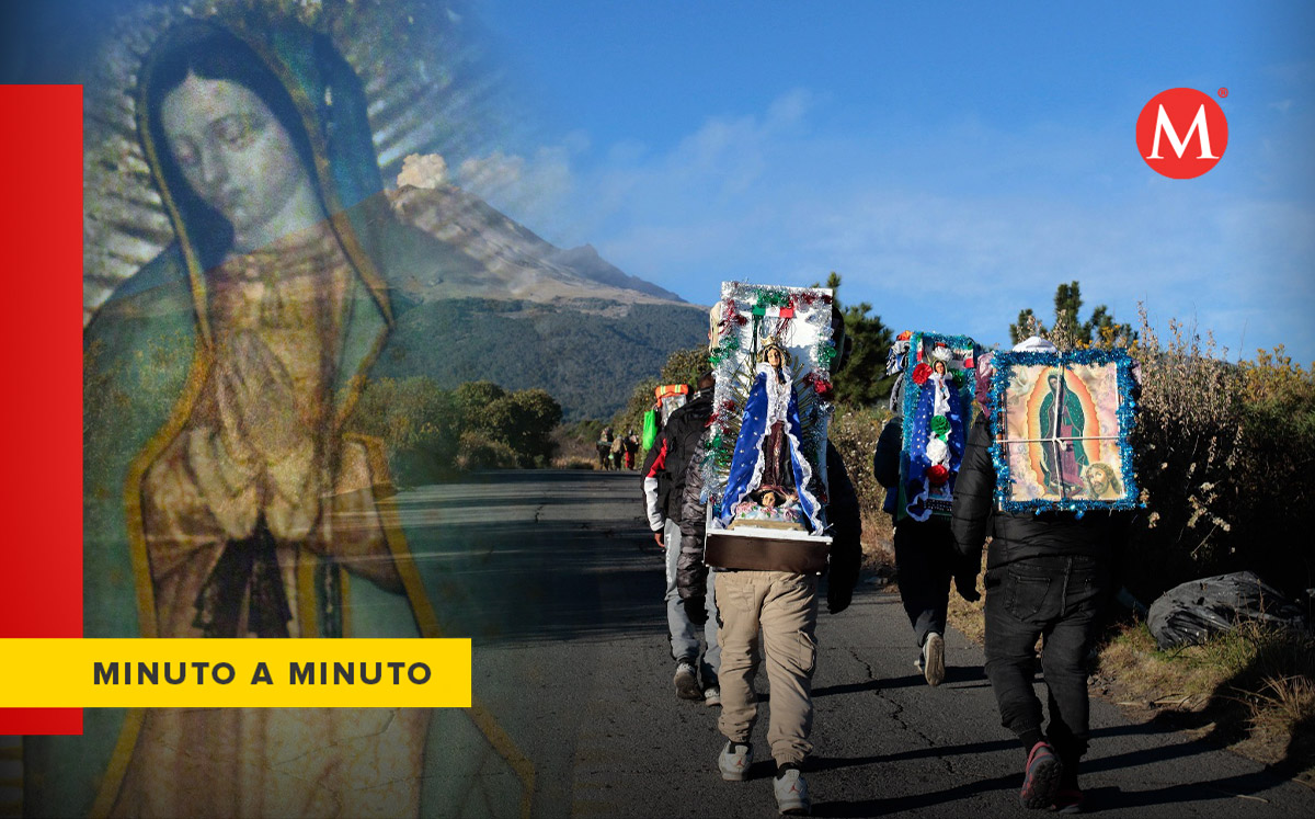 Se espera que algunos peregrinos tomen un descanso de su recorrido en Edomex para después ir a la CdMx. Foto: (Cuartoscuro)