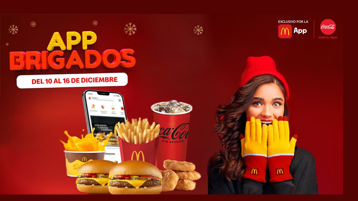McDonald’s celebra la Navidad ofreciendo sabor, abrigo y exclusividad a través de su app. (Cortesía)