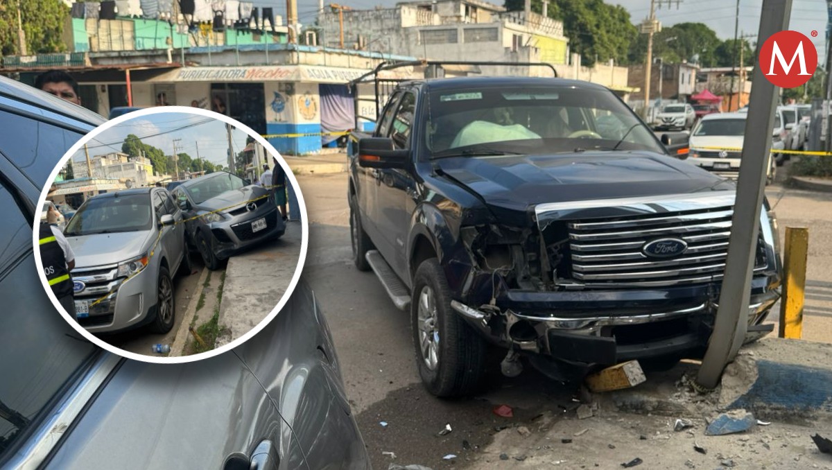 Una mujer lesionada y cuantiosos daños materiales fue el saldo del aparatoso choque.