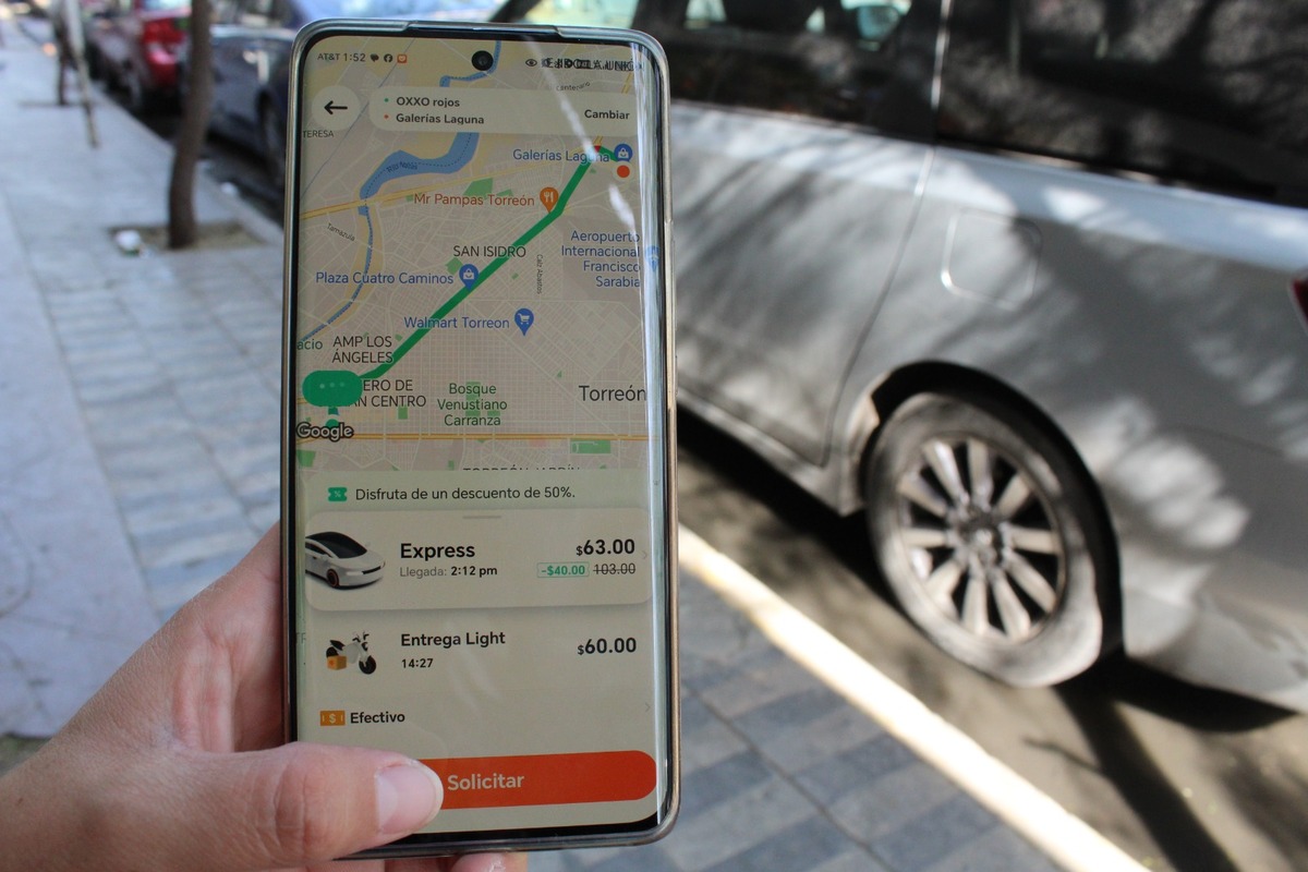 La plataforma de DiDi no renovó el permiso para operar en Torreón. | Verónica Rivera
