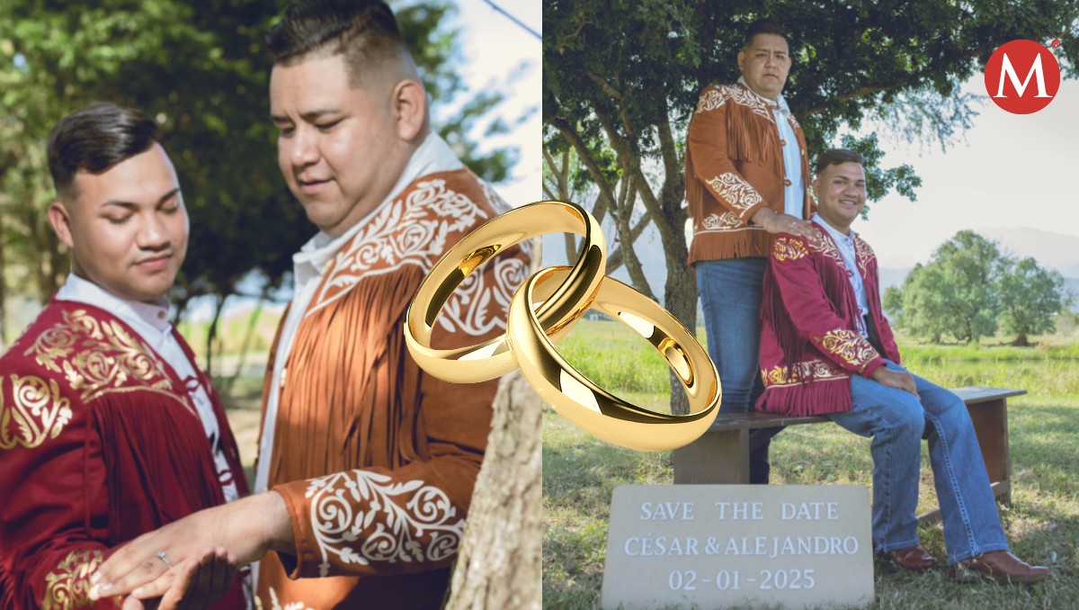 César y Alejandro se casan, te presentamos su historia.