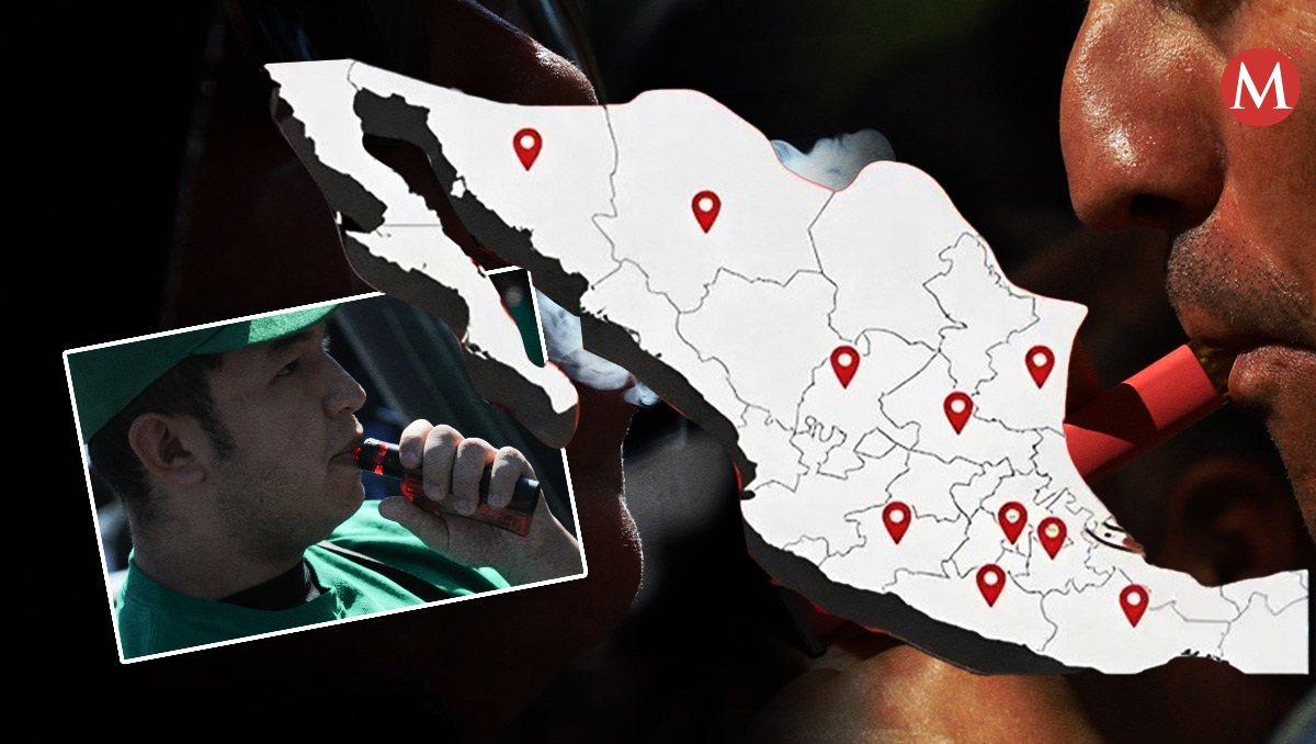 Congresos estatales debaten la reforma que prohíbe vapeadores y fentanilo | Diseño: Samantha Martz