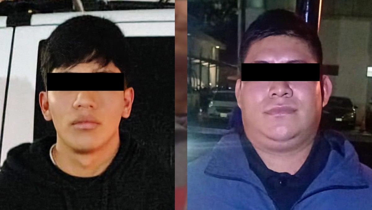 Ellos fueron identificados como José Luis "N", de 20 años, y Moisés "N", de 21. Especial