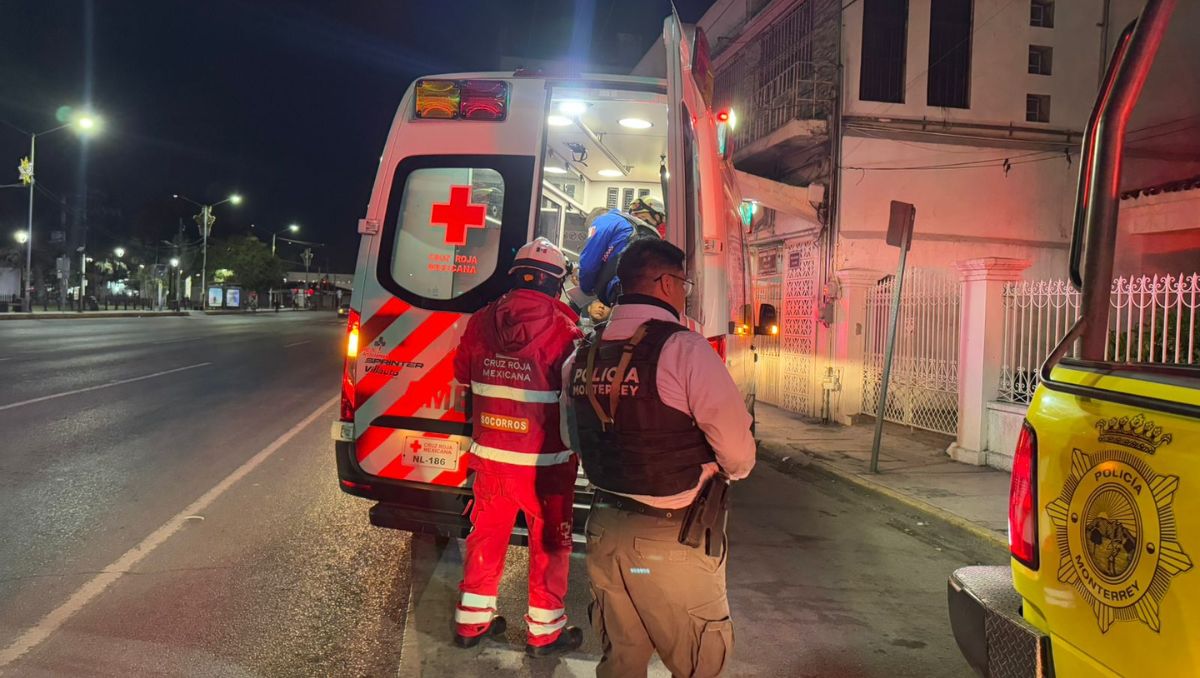 El lesionado fue trasladado al Hospital Civil. Marcela Cuevas