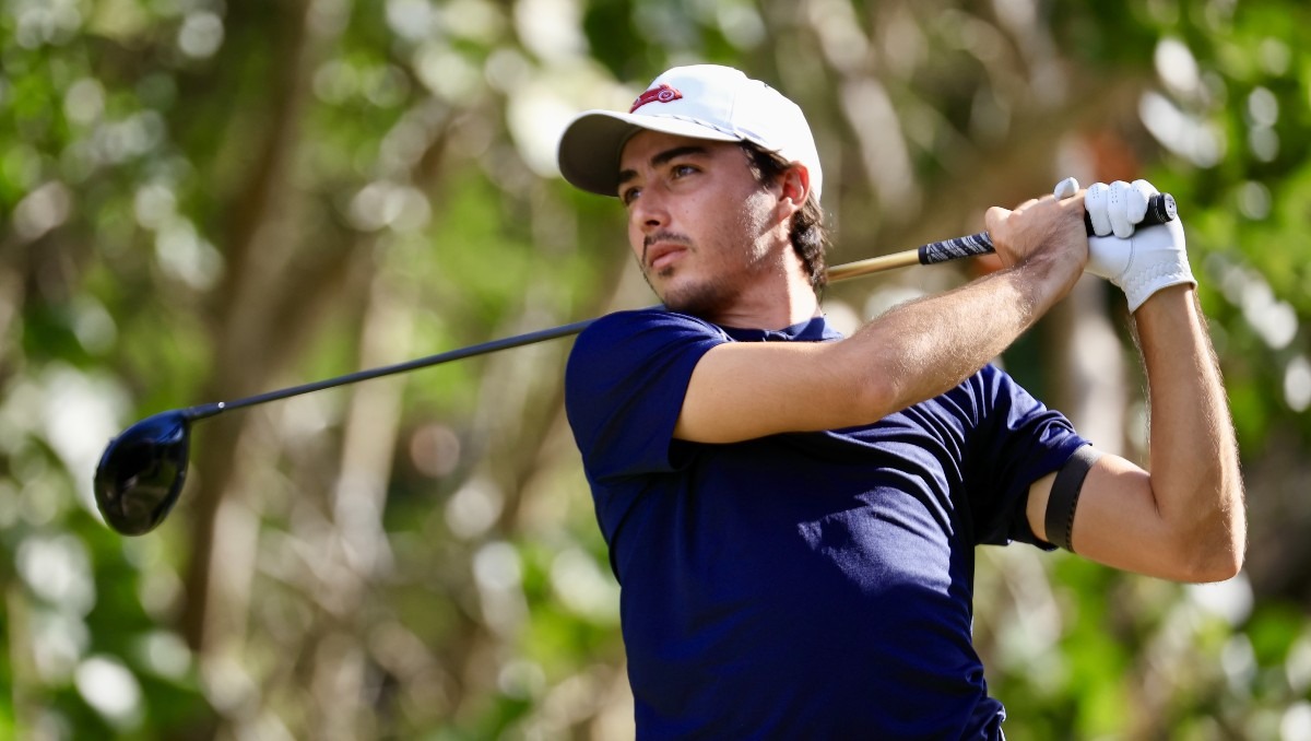 El mexicano Federico Gutiérrez se coloca en el primer lugar del Jaguar Golf Open (Cortesía)