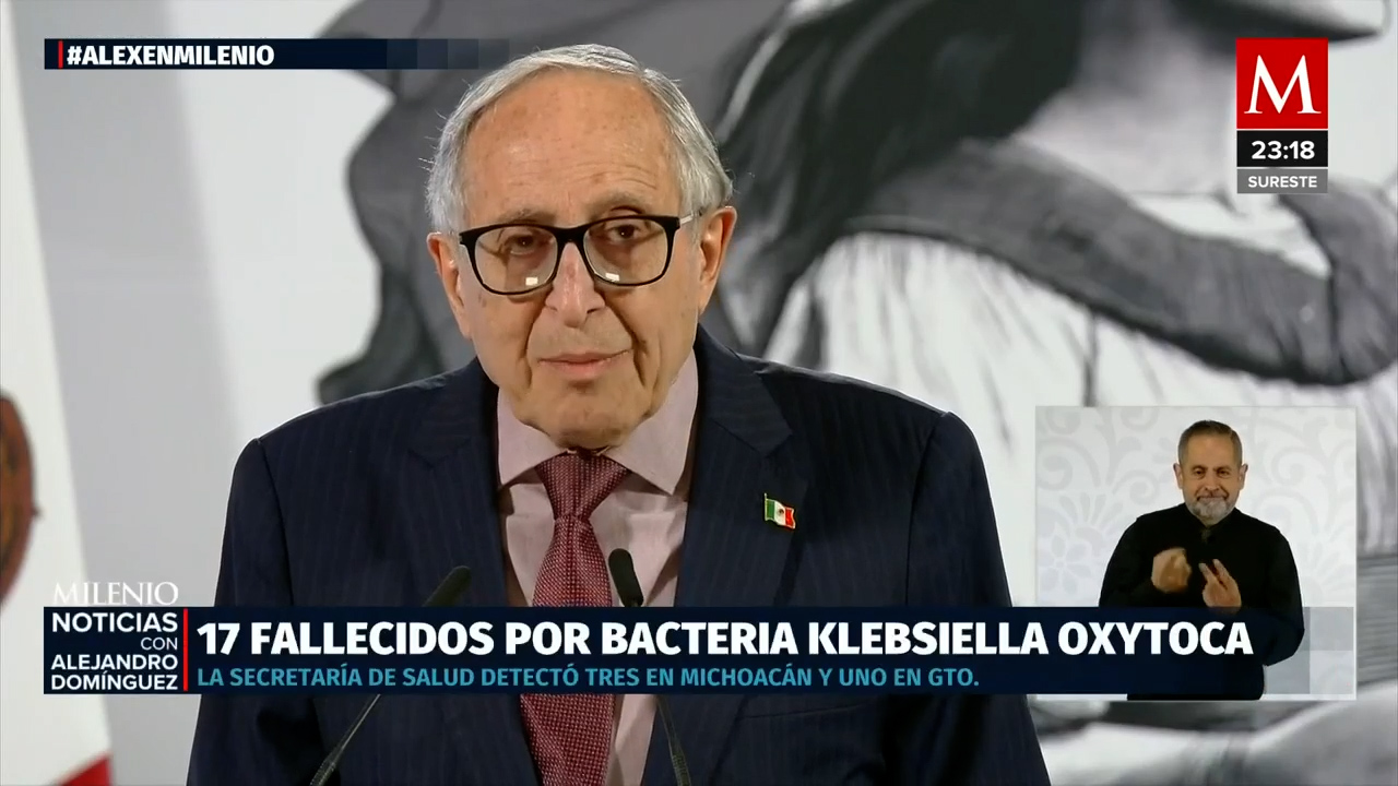 Mueren 17 menores por bacteria Klebsiella Oxytoca en tres estados