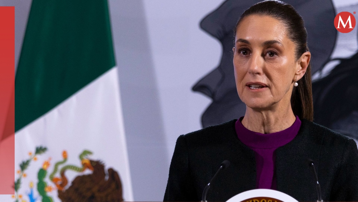 La Presidenta en Palacio Nacional, desde donde dio su conferencia mañanera hoy. | Cuartoscuro