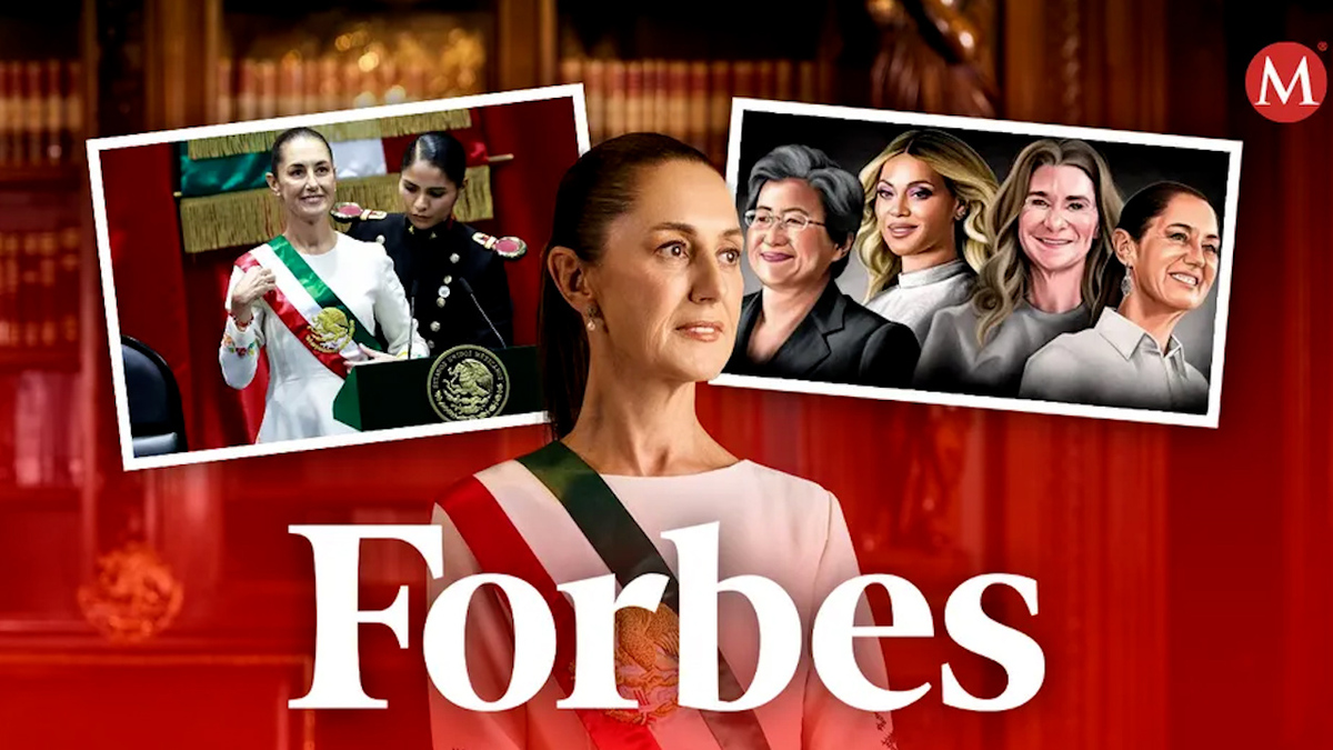 Claudia Sheinbaum, la cuarta mujer más poderosa del mundo en 2024: Forbes