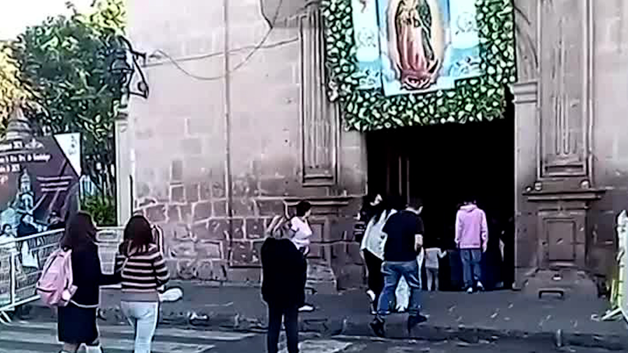 Esperan al menos 400 peregrinaciones en el Santuario de Guadalupe en Morelia, Michoacán