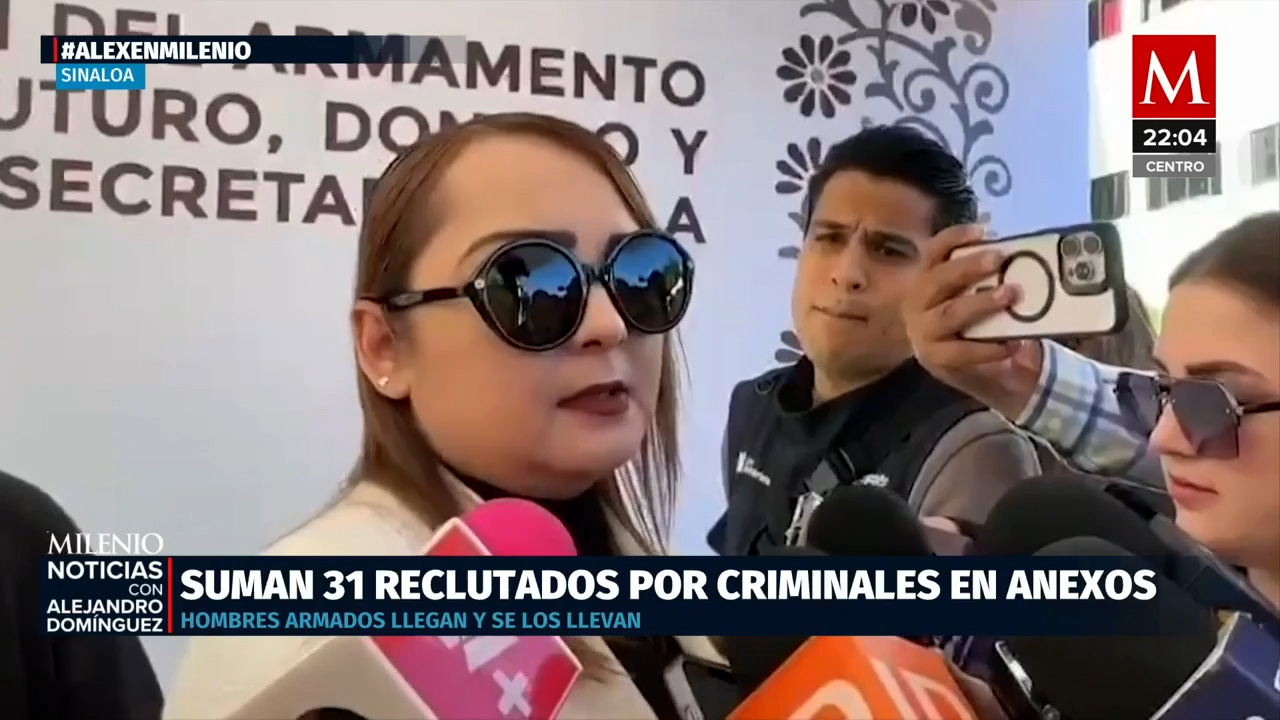 Fiscalía de Sinaloa actualiza a 31 reclutados en anexos por criminales
