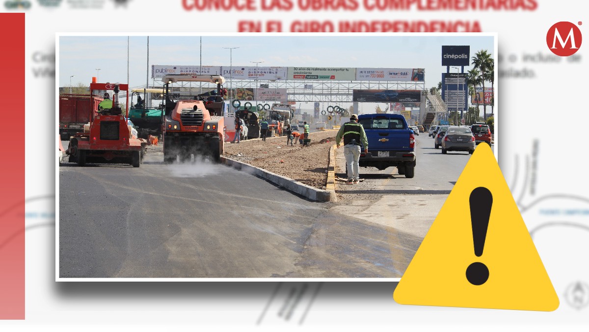 Mapa Giro Independencia: estos son los nuevos accesos al Periférico de Torreón. | Verónica Rivera