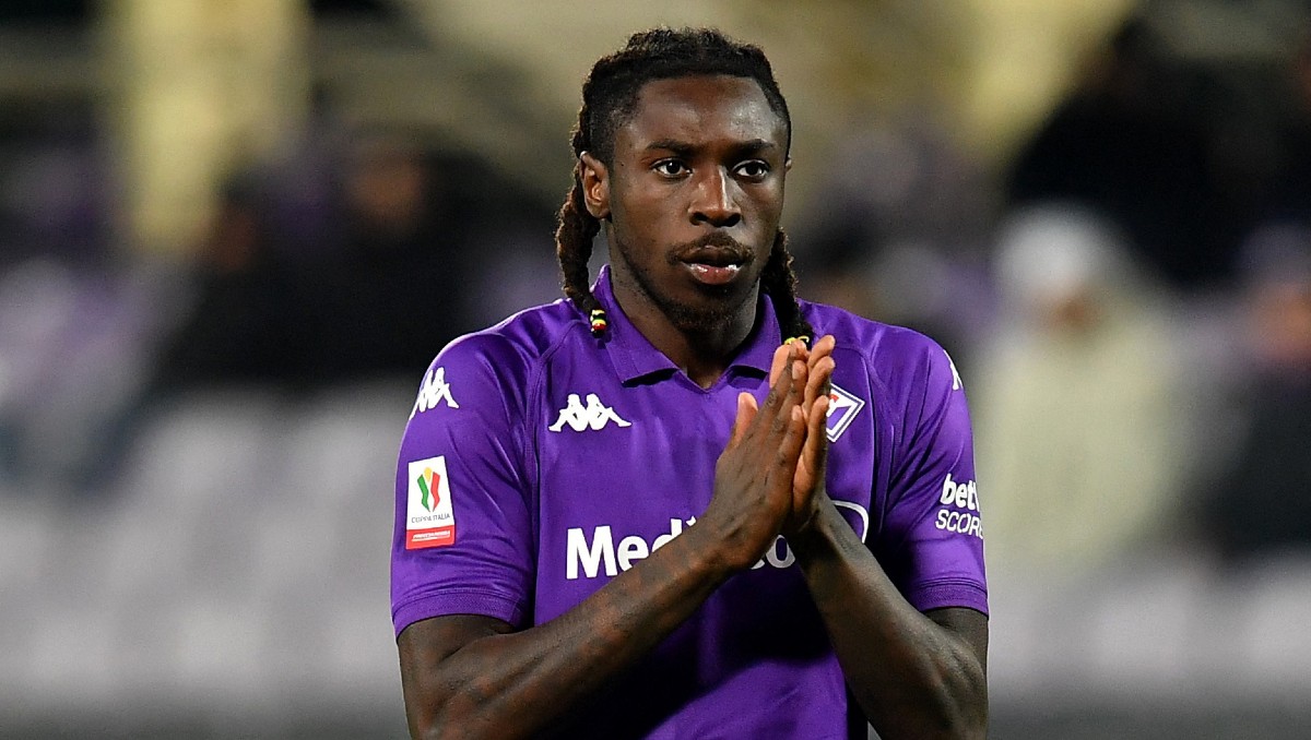 Moise Kean, delantero de Fiorentina, estrenará su primer álbum de rap (Reuters)