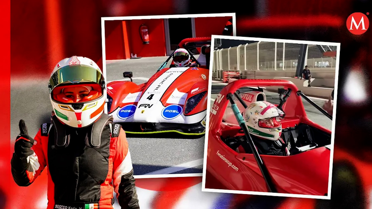 La piloto mexicana Karla Villanueva en el Top 10 en el Fórmula Woman Nations Cup en Dubái