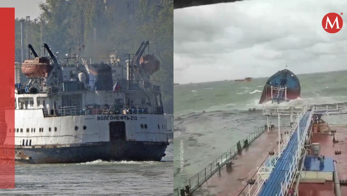 El buque derramó petróleo en el Mar Negro. | Especial