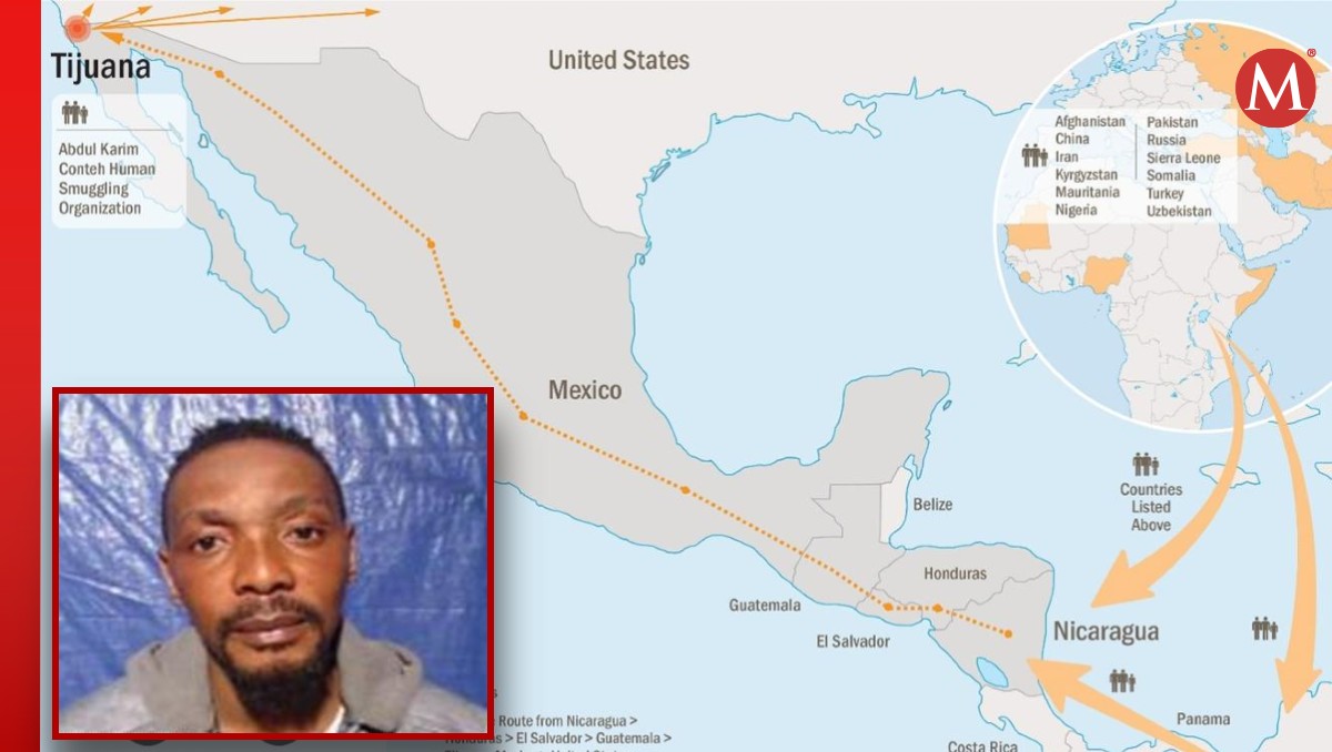 Abdul Karim Conteh, de Sierra Leona, es acusado de liderar una red de tráfico de migrantes. | Especial