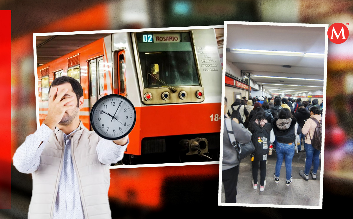 El avance de los trenes es lento por la alta afluencia. | Especial