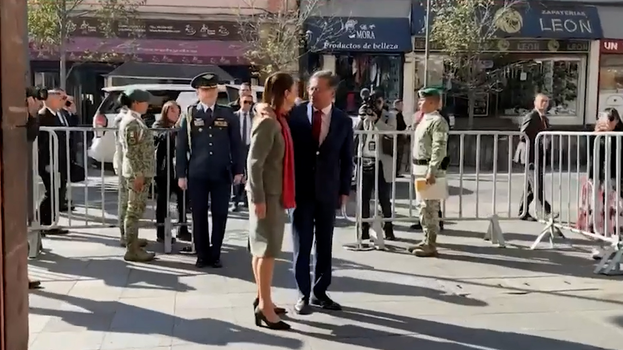Claudia Sheinbaum se reúne con Gustavo Petro en Palacio Nacional