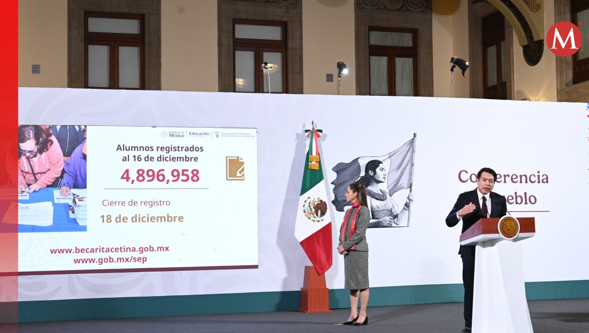 Mario Delgado, titular de la SEP, presenta avances de la beca Rita Cetina | Especial
