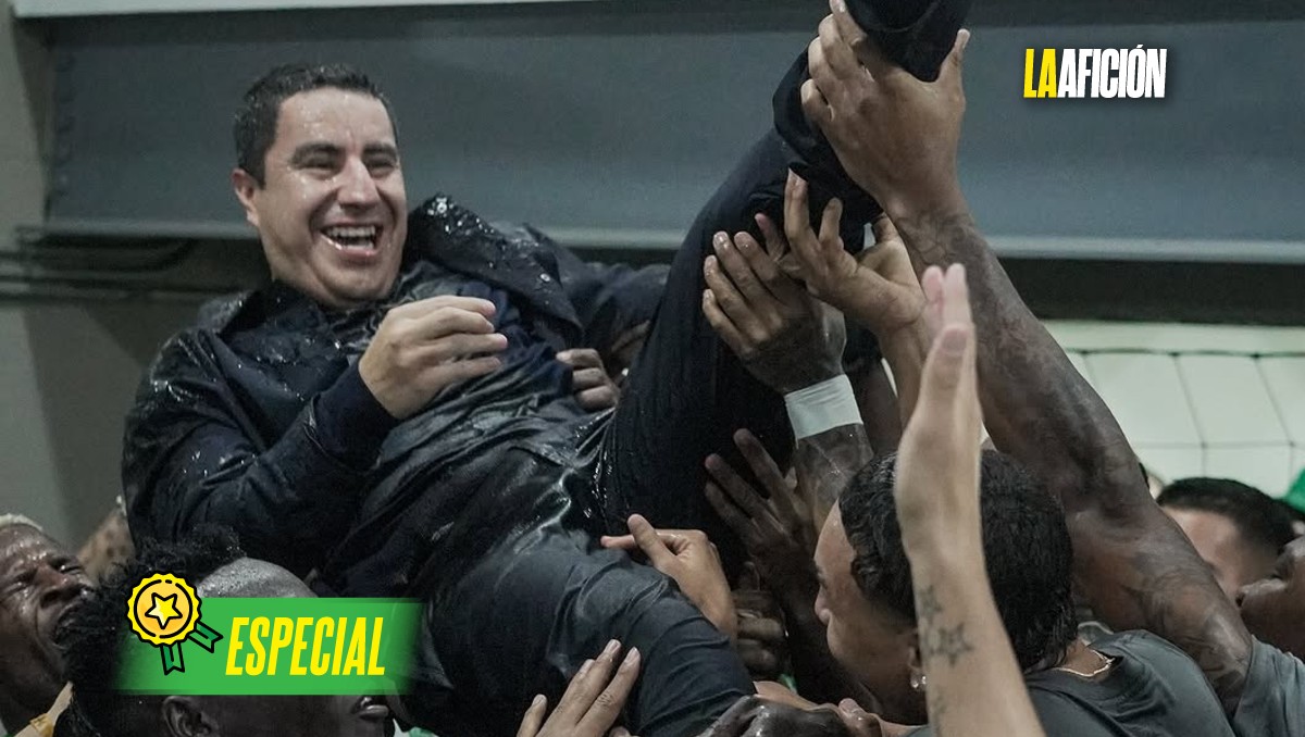 Efraín Juárez, de críticas y sanciones a su primer título como DT con Atlético Nacional (Instagram @nacionaloficial)