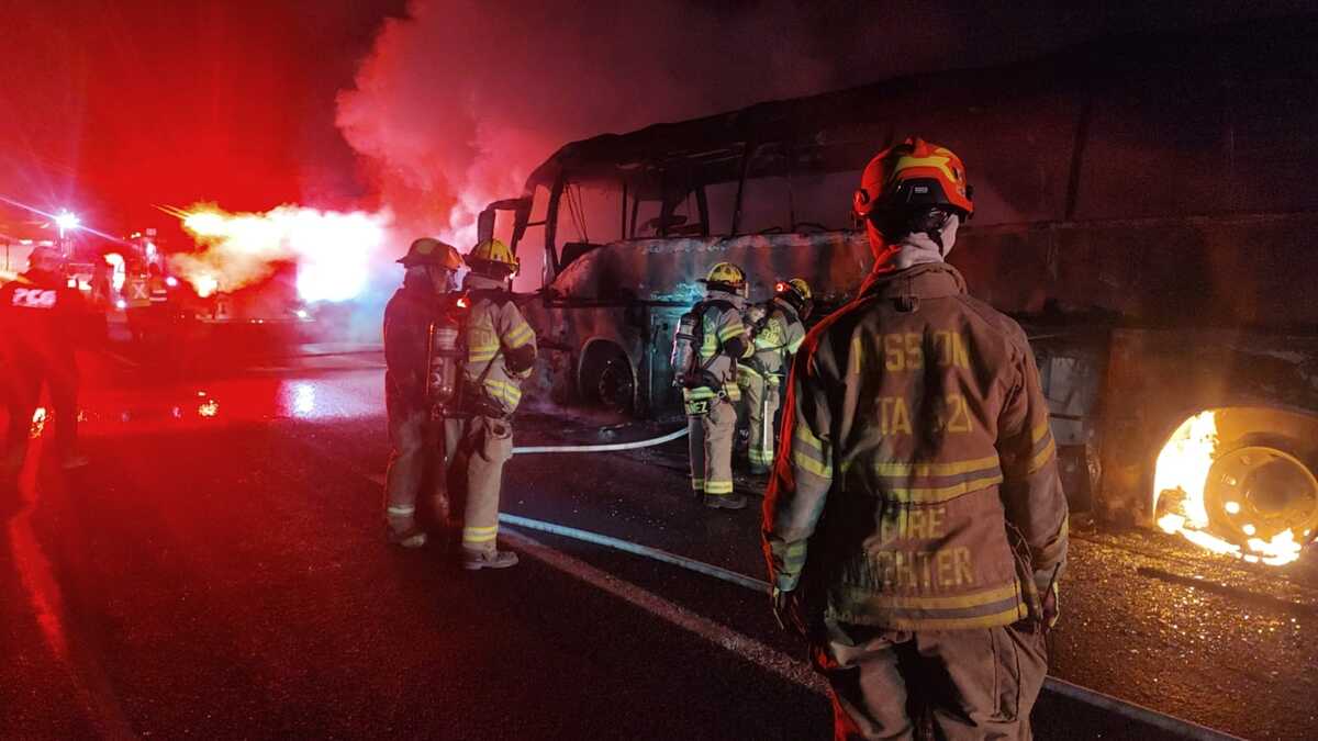 El siniestro se reportó en el kilómetro 63. Foto: Especial