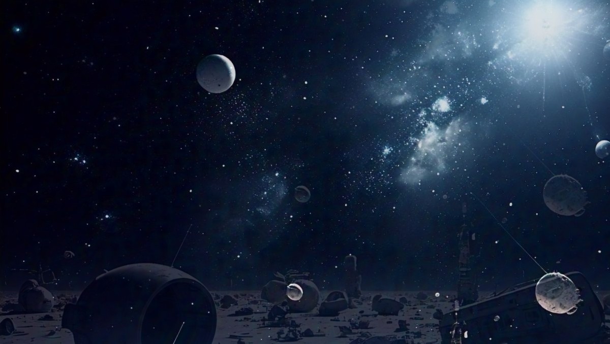 Empresas de India y Japón combatirán la basura espacial con satélites. | IA, diseño Milenio