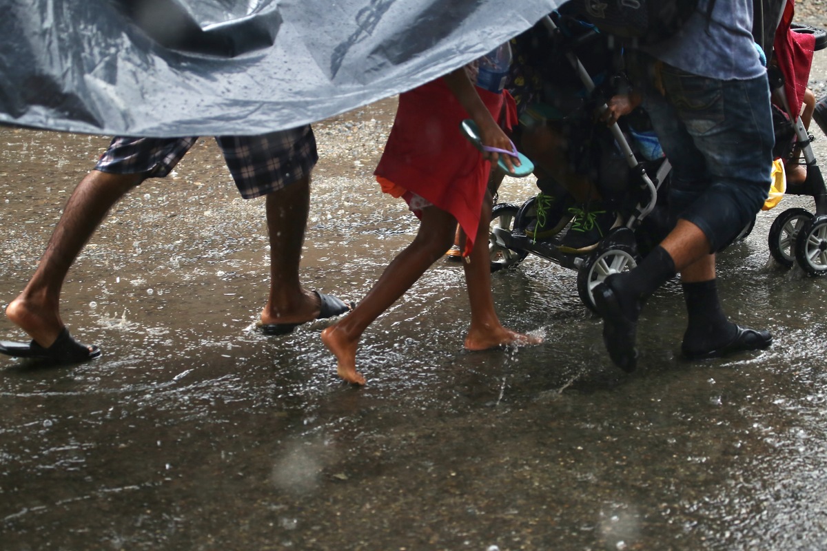 Los migrantes se enfrentan a circunstancias imprevistas como el clima. | Especial