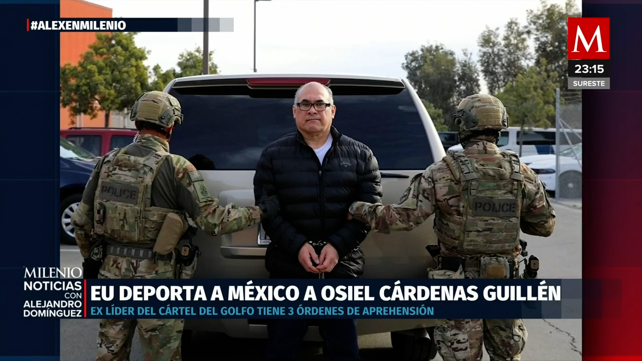 Osiel Cárdenas Guillén deportado a México enfrenta órdenes de aprehensión
