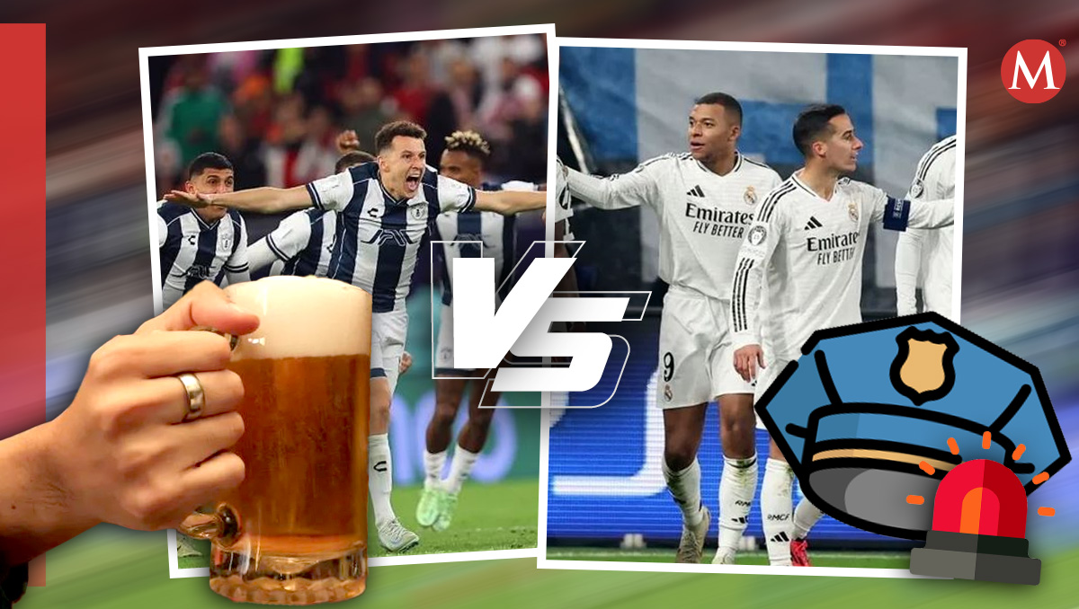 Durante partido del Pachuca vs Real Madrid vigilarán la venta de bebidas alcohólicas en la capital de Hidalgo. (Especial Diseño)