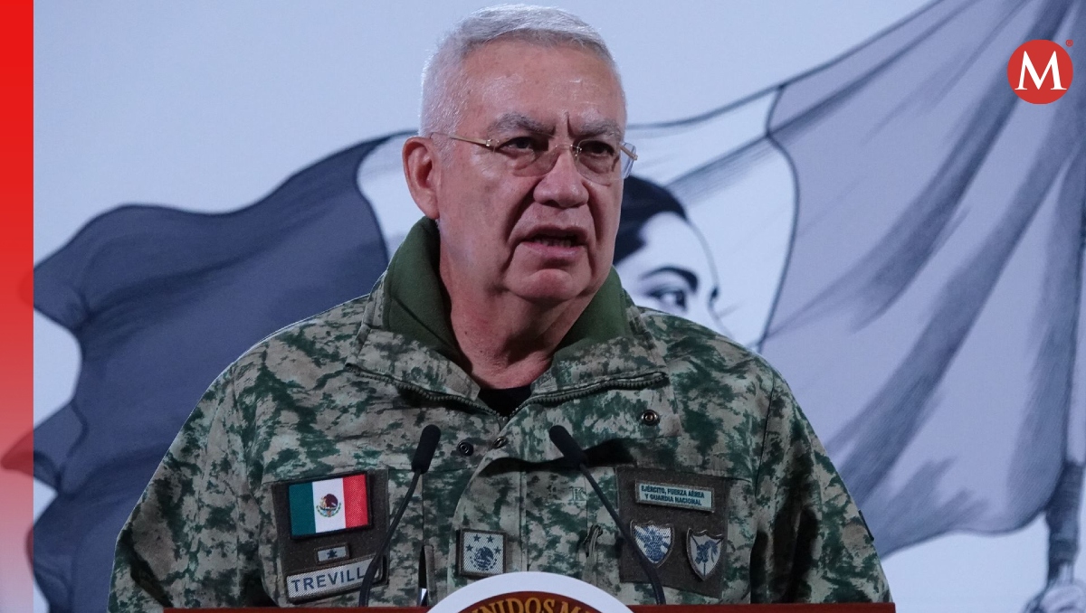 Ricardo Trevilla, secretario de la Defensa Nacional, participó en la conferencia mañanera. | Cuartoscuro