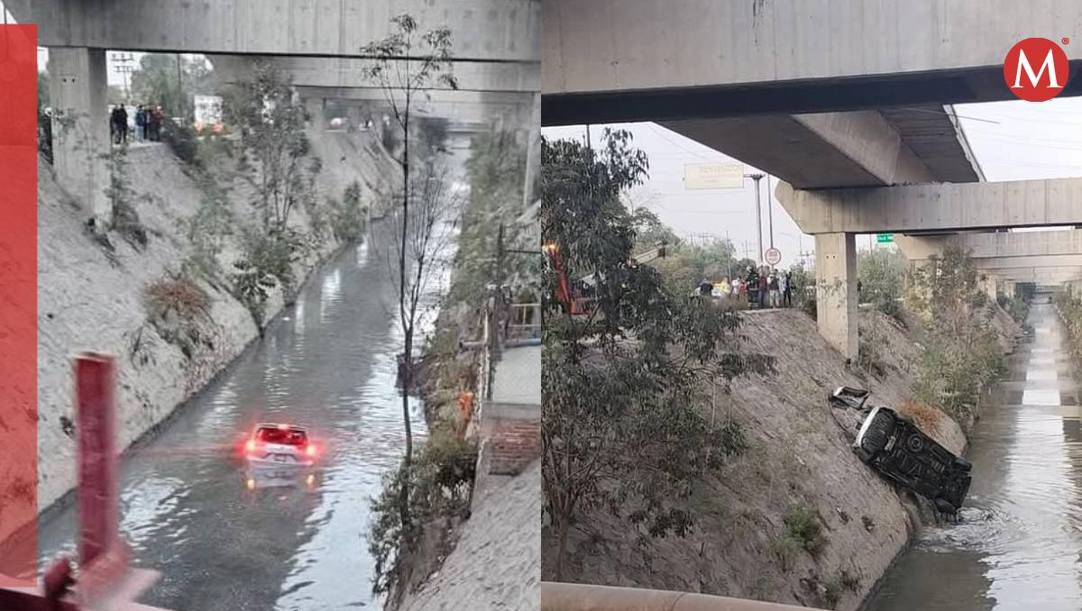 Cae camioneta en Río de Los Remedios, Naucalpan; se reporta una persona lesiona. | Carlos Zaid