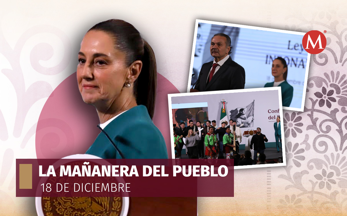 Conferencia de prensa mañanera de la presidenta Claudia Sheinbaum en Palacio Nacional. | Octavio Hoyos