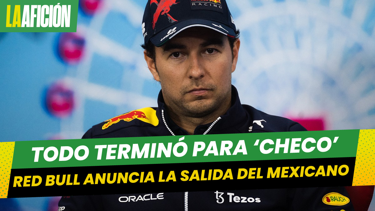 ¡OFICIAL! 'Checo' Pérez sale de Red Bull tras cuatro temporadas