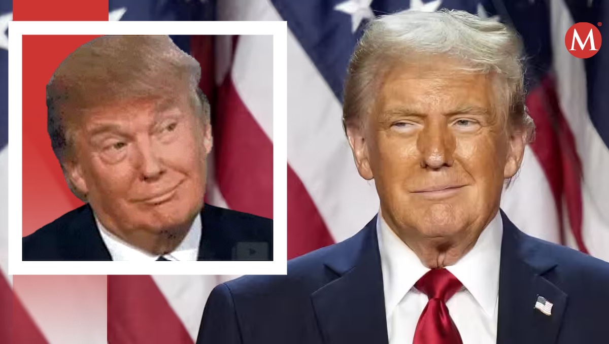 Trump reaparece con cambio de look. | ESPECIAL