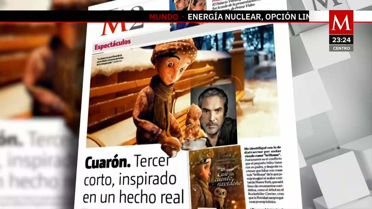 Alfonso Cuarón estrena "Casi un cuento navideño" y comparte detalles en Notivox Diario